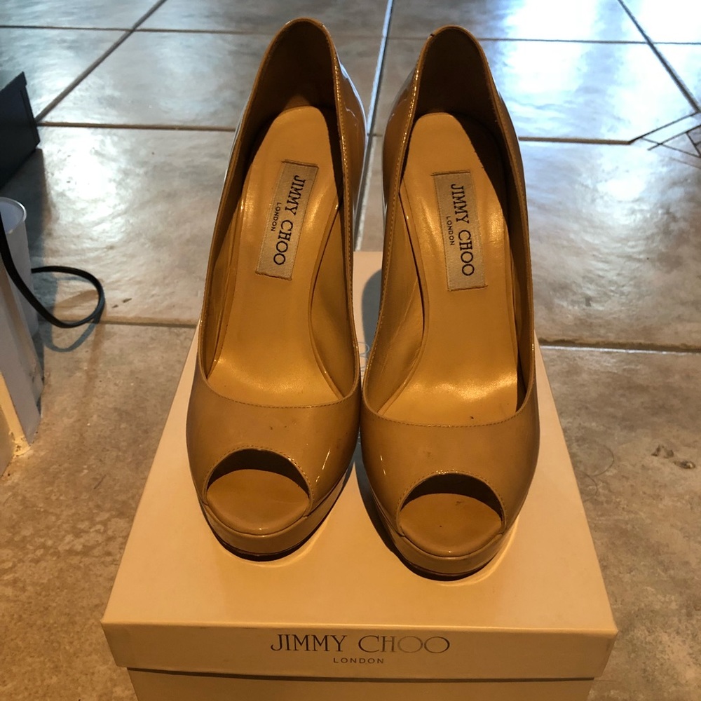 🚨🚨Jimmy choo peep toe pumps🚨🚨